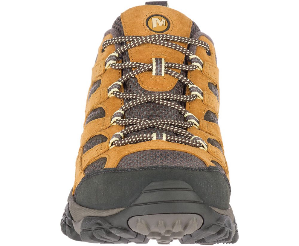 Buty Trekkingowe Merrell Męskie Brązowe/Czarne - Moab 2 Ventilator - 752180-WSO